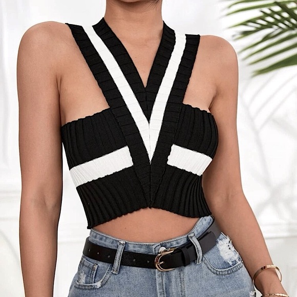 Knitted Halter Tank top. - Picture 5 of 15